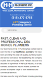 Mobile Screenshot of handhplumbing.net